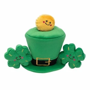 Zippy Paws Burrow Interactive Dog Toy - Leprechaun Hat - Picture 1 of 2