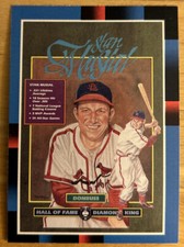 1988 Donruss Stan Musial Hall Of Fame Diamond King Puzzle Card 641 Cardinals O/C