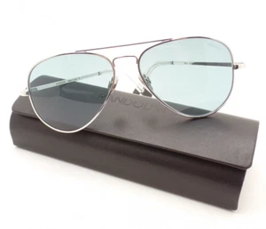 Randolph Concorde White Gold Blue Hydro 57mm Skull USA New Sunglasses cr231 - Picture 1 of 5