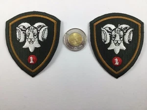 2 Canadian 1 Mechanized Brigade Green Ram's Head Patch Badge Insignia Army - Picture 1 of 1