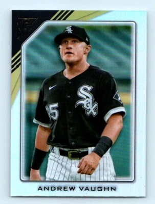 2022 Topps Gallery Andrew Vaughn Chicago White Sox #63 Rainbow Foil - Image 1 of 2