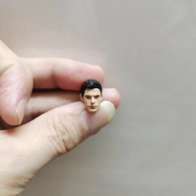 Painted 1/18 Scale Resident Evil Cartoon Chris Head Sculpt Fit 3.75" Figure - Image 1 of 3