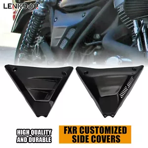2X Cubiertas laterales de carenado ventiladas para Harley 82-94 FXR 99-00 FXRS FXRP FXRT FXRII - Imagen 1 de 9