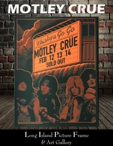 Impresión de póster numerado Motley Crue Whisky Go Go por Andrew Alekseev - Imagen 1 de 5