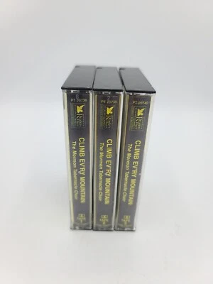 Climb Every Mountain The Mormon Tabernacle Choir Cassette Complete Set Of 3 - Image 1 of 4