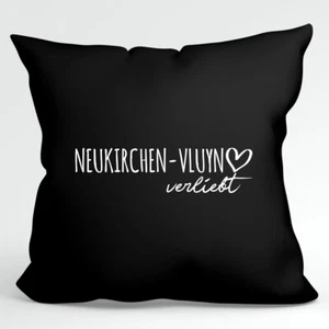 Kissen Neukirchen-Vluyn verliebt Deko Kopfkissen Geschenkidee Souvenir Präsent W - Bild 1 von 16