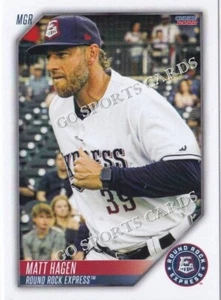 2022 Round Rock Express Matt Hagen Texas Rangers MGR - Picture 1 of 1