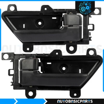 For 2007-2012 Hyundai Veracruz Front Left Right Side 2 pcs Interior Door Handles - Image 1 of 4