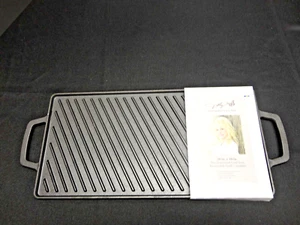 New 20” X 10” Pre-Seasoned Cast Iron Dolly Parton Reversible Grill & Griddle - Picture 1 of 5