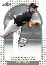 MACK ANGLIN "1ST EVER PRINTED" 2018 LEAF PERFECT GAME ROOKIE CARD #231! 
