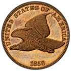 1856 1C Snow-3 Flying Eagle Cent PCGS PR65+ (PHOTO SEAL & CAC)