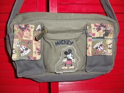 Cartera Disney Mickey Lona/Algodón NUEVA Foto 1 de 4