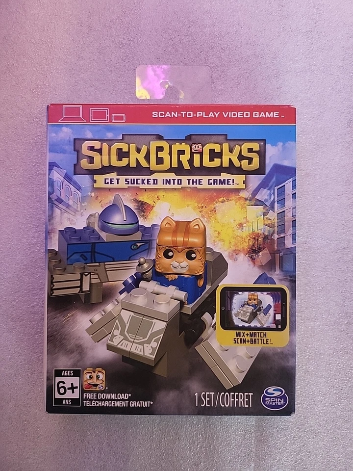 Bot Spin Master SickBricks Bucky Blastoff vs. Berserker Foto 1 de 4