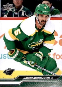 2023-24 Upper Deck Series 1 #90 Jacob Middleton Minnesota Wild