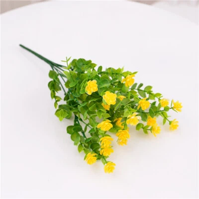 EE. UU. 4/10 piezas adorno de planta sintética para hogar/tienda mejorar vibraciones decoración fiesta boda Foto 1 de 4