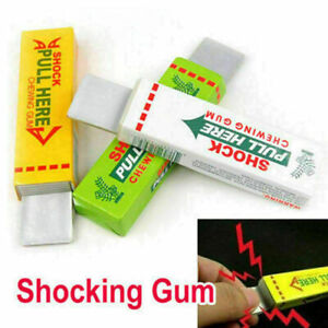 Newest Electric Shock Joke Chewing Gum Shocking Toy Gift Prank Trick Gag Funny