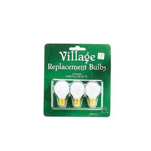Dept 56 VILLAGE REPLACEMENT BULBS SET OF 3 ROUND General Village 56.99245 120V - Picture 1 of 1