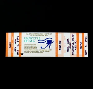 Grateful Dead Ticket Cal Expo California 5/4/91 5/4/1991 Eye Of Horus Aiko Iko - Picture 1 of 18