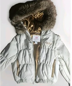 Ecko Red Ladies Ecko Unltd Genuine Leather W/ Faux Fur Parka Jacket Small (READ) - Picture 1 of 24
