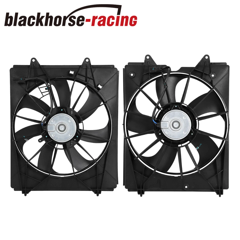 Ventilador condensador radiador aire acondicionado 2 piezas para Honda Odyssey SE 2011-2016 izquierda+derecha Foto 1 de 4