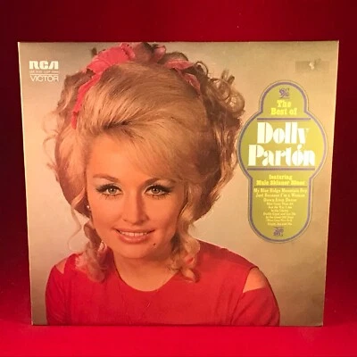 The Best Of Dolly Parton 1972 UK Vinyl LP Daddy Come And Get Me In The Ghetto - Image 1 of 3
