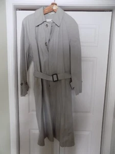Joseph Abboud Long Trench Coat Men Sz 40R - Picture 1 of 4