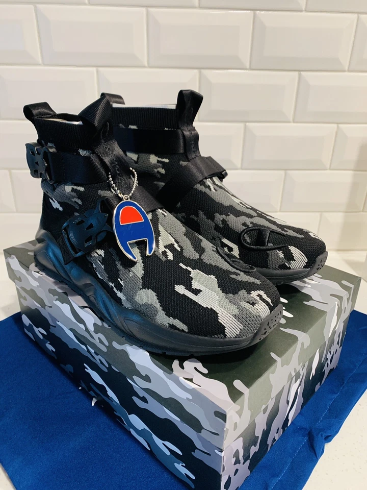 Champion Cps10143M Rally Lockdown Camo 26035 Mens Size 9 W/Boxes Bag & Charm