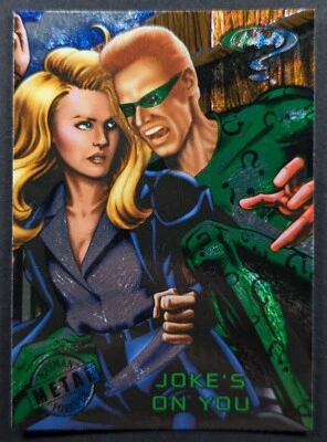 Металлическая карта Batman Forever 1995 Chase Meridian The Riddler Fleer No54 (NM) - Изображение 1 из 2