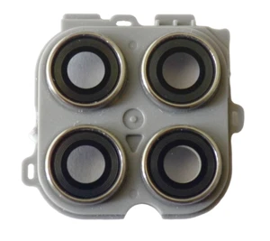 OEM MOTOROLA MOTO G9 POWER XT2091-4 REPLACEMENT GREY CAMERA LENS BEZEL FRAME - Picture 1 of 2