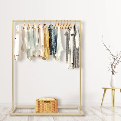 钢金色大容量衣服架展示架架收纳架卧室 — 第 1/4 张图片