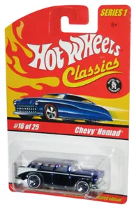 Hot Wheels Classics Series 1 (2004) Blue Chevy Nomad Toy Car #16/25 - Picture 1 of 1