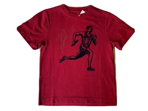 New Gymboree Everyday Favorites Burgundy Red Relay Runner Tee size 5 Years NWT - Picture 1 of 5