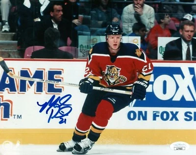 MARK PARRISH SINGLE SIGNED 8X10 PHOTO JSA COA AUTO AUTOGRAPH FLORIDA PANTHERS - Image 1 of 2