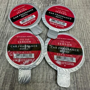 4 BATH & BODY WORKS 'TIS THE SEASON SCENTPORTABLE AIR FRAGRANCE CAR REFILL - Picture 1 of 1