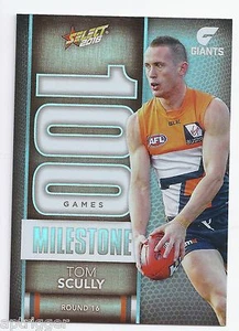 2016 Select Footy Stars Milestone (MG36) TomSCULLY GWS - Picture 1 of 1