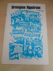 David Whitfield Duggie Chapman Tommy Trafford Birmingham Theatre Programme 1973 - Picture 1 of 4