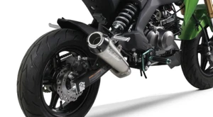 Full Exhaust System - 2016-2024 Kawasaki Z125 Two Brothers - Comp S Stainless - Picture 1 of 5