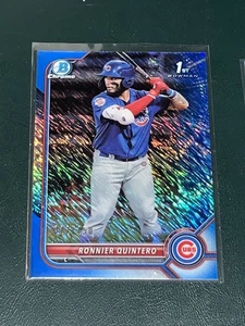 2022 Bowman Chrome Ronnier Quintero BLUE SHIMMER /150 - Picture 1 of 2