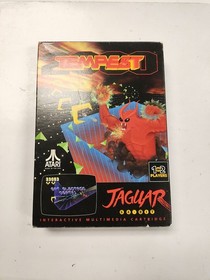 ATARI JAGUAR TEMPEST 2000 CIB 1994 FAN FAVORITE GAME- BOX -MANUAL AUTHENTIC 