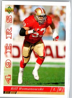 1993 Upper Deck #263 Bill Romanowski - Image 1 of 2