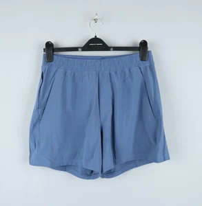 Pantalones Cortos LULULEMON Para Hombres Azul Atlético Correr Entrenamiento Cremallera Bolsillo Elastizados Talla M - Imagen 1 de 10