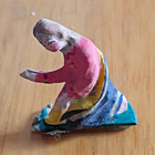 URALT MASSE FIGUR MARIA HEILIGE FAMILIE FÜR KRIPPE PYRAMIDE WEIHNACHTEN PREWAR