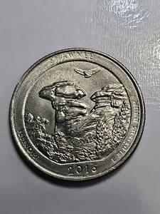 2016 P Or D Shawnee Quarter - Radial Flow Lines OBV/REV - Rare Error Coin - Picture 1 of 11