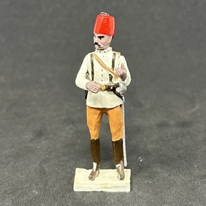 Tradizione di Londra Sudan Campagna Ufficiale Egiziano a Fez con Spada - Foto 1 di 6