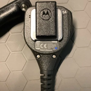 Motorola PMMN4025AL Remote Speaker Microphone Emergency Button - Zdjęcie 1 z 6