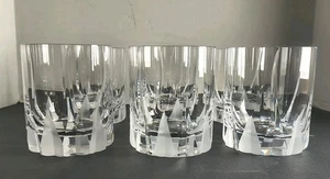 6er Set Mikasa Flame D'Amore Crystal Double Old Fashioned Bar Glas Steine 12 Oz - Bild 1 von 8