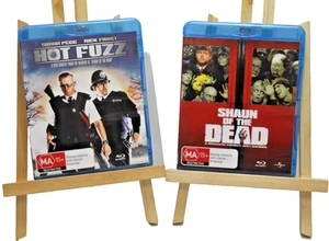 Shaun of the Dead & Hot Fuzz Blu-ray Simon Pegg Nick Frost UK Dark Comedy Zombie - Picture 1 of 16