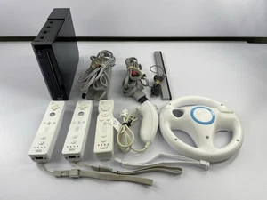 Nintendo Wii RVL-001(USA) Console Bundle W/ Controllers & Cables Tested Working - Picture 1 of 8