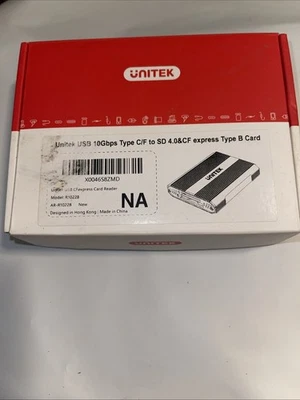 UNITEK USB C 10Gbps Type C/F to SD4.0 &CF Express Type B Card, R1022B - Image 1 of 4