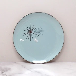 Vintage Franciscan Fine China MCM Silver Pine Bread & Butter Plate (1955-58) - Picture 1 of 6